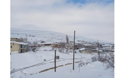 KÖYÜMÜZE SON YILLARIN EN ÇOK KARI YAĞDI